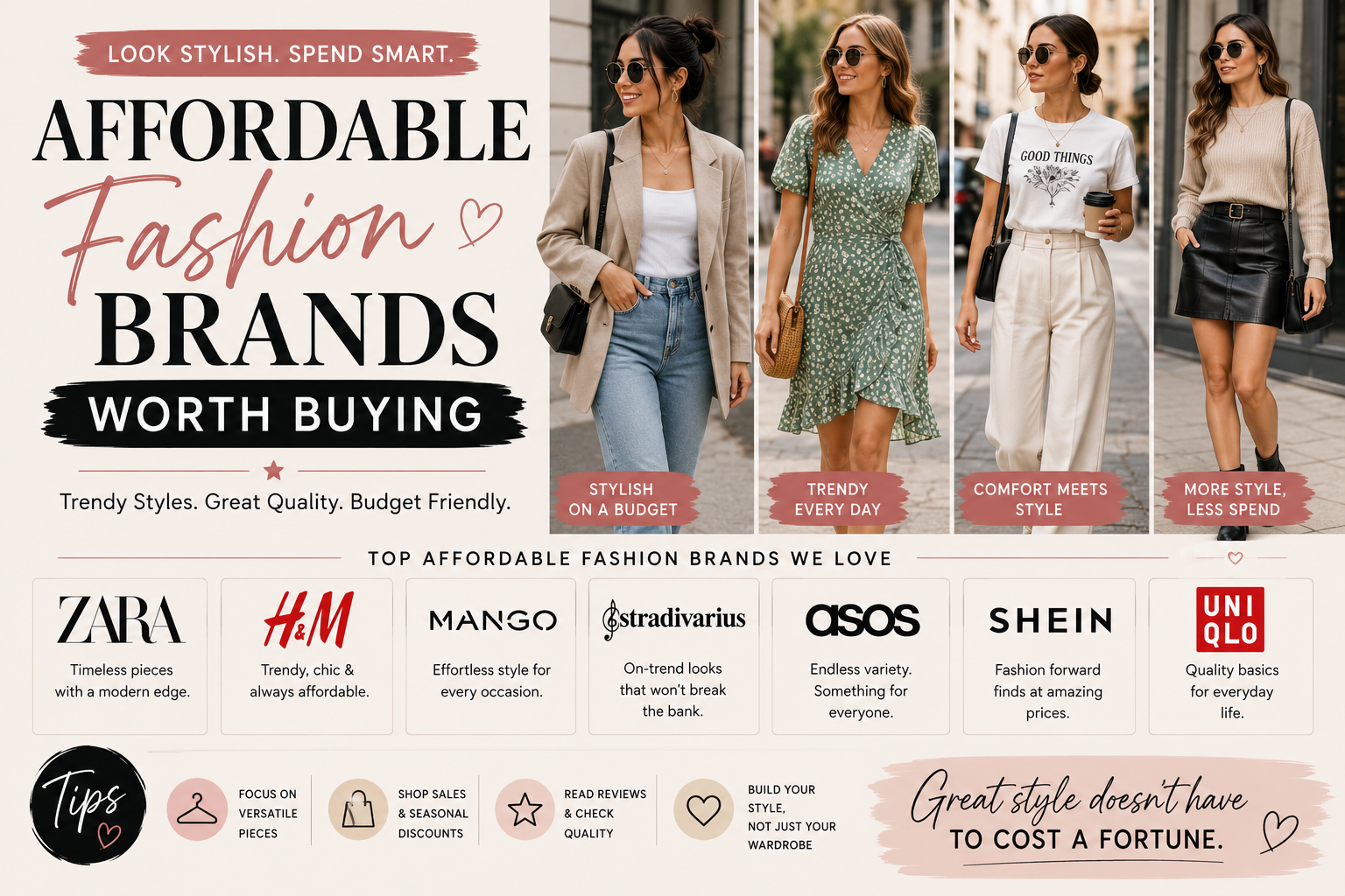 Affordable Fashion Brands Worth Buying