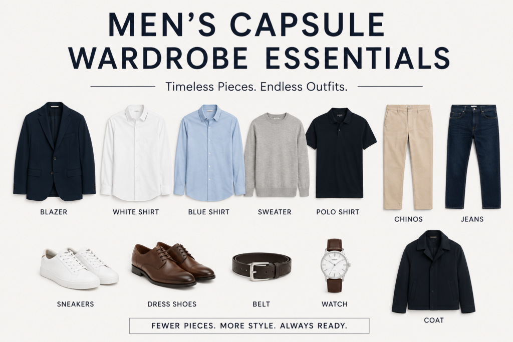 Men’s Capsule Wardrobe Essentials